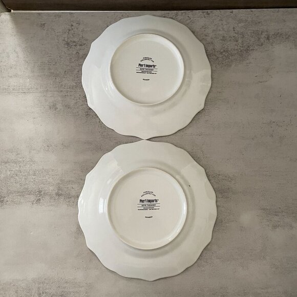 Pier 1 Sofie the Bunny Set of Two 8.75" Salad Plates Rabbit Ceramic Discontinued - Picture 5 of 6